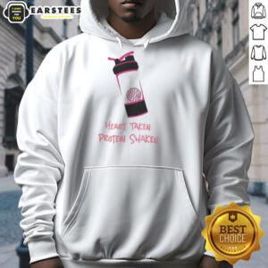 Good Heart Taken Protein Shaken Hoodie in vibrant colors, perfect for fitness enthusiasts and stylish workouts.