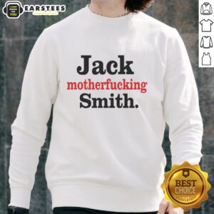 Good Jack Motherfucking Smith sweatshirt featuring a bold graphic design, perfect for casual wear and expressing personality.