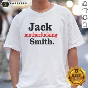 Good Jack Motherfucking Smith T-Shirt featuring bold graphic design and vibrant colors for fans of unique apparel.