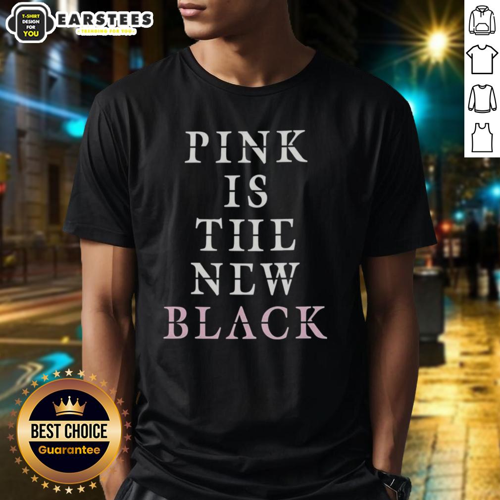 Good Pink Is The New Black T-Shirt with stylish design, perfect for casual outfits and fashion-forward looks.
