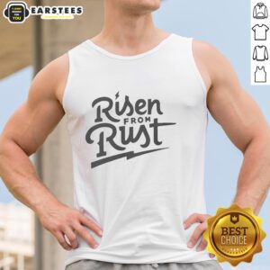 Nice Risen From Rust Buffalo Bills tank top featuring vibrant team colors and stylish design for fans.