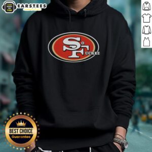 2026 San Francisco 49ers hoodie featuring a bold 'So Fucked' logo design, perfect for fans and streetwear enthusiasts.