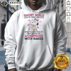 Alt Text: Cute Snoopy wearing a pink bow on a hoodie, showcasing sweet and playful girls' fashion. Perfect for fun outfits!