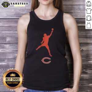 Original Caleb Williams Iceman Chicago Bear Logo tank top featuring vibrant design and comfortable fit for fans.
