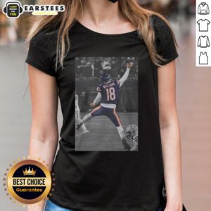 Original Caleb Williams The Jumpman Ladies Tee featuring a stylish design perfect for fans and athletes.