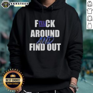 Original Fck Around And Find Out New York Giants Hoodie featuring bold team graphics and a stylish design.