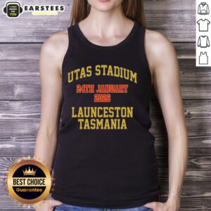 Premium Foo Fighters tank top for the January 24, 2026 concert at Utas Stadium, featuring vibrant design and band logo.