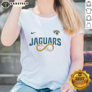 Premium Jacksonville Jaguars NFL Elvis Presley Loves You Fan Ladies Tee featuring vibrant graphics and a stylish design.