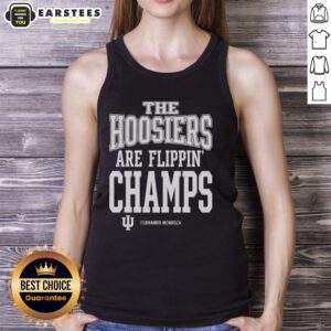 Alt Text: Top Fernando Mendoza Indiana Hoosiers Football Flippin Champs signature tank top showcasing team pride and style.