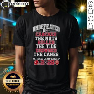 Top Indiana Hoosiers Undefeated 16-0 T-Shirt featuring bold graphics celebrating their victory over rival teams.