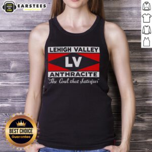 Top Lehigh Valley Anthracite tank top featuring a stylish design, perfect for coal enthusiasts and outdoor activities.