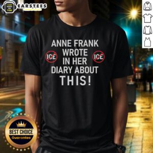 Alt Text: Awesome Anne Frank T-shirt featuring a quote from her diary, perfect for fans of history and literature.