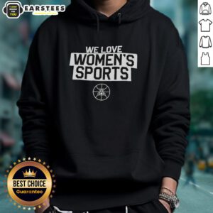 Awesome Arizona Wildcats We Love Women's Sports Hoodie in vibrant colors, perfect for fans supporting women's athletics.