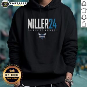 Alternative view of Awesome Brandon Miller 24 Charlotte Hornets Elite T-Shirt