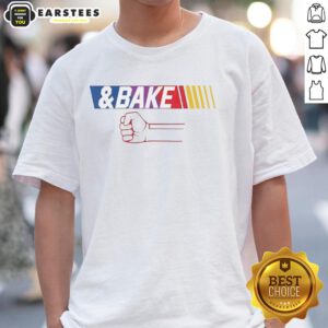 Funny Dad and Kid Matching Shake And Bake T-Shirts showcasing playful family bonding in stylish, humorous attire.