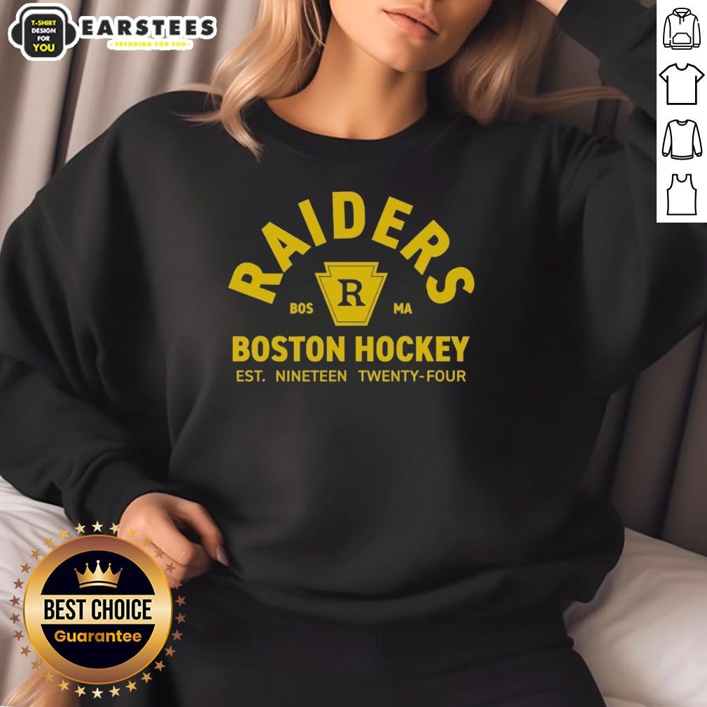 Good Boston Bruins Hockey Raiders Established 1924 Ilya Rozanov Sweatshirt showcasing team spirit and classic design.