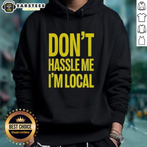 Bill Murray 'What About Bob?' hoodie featuring 'Don't Hassle Me, I'm Local' design - perfect for holiday fans and comfort.