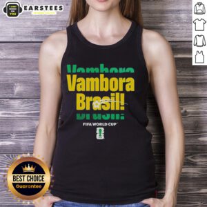 Awesome FIFA World Cup Vambora Brazil 2026 tank top featuring vibrant colors and a stylish design for soccer fans.