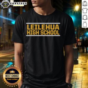 Awesome Leilehua High School T-Shirt featuring vibrant colors and school logo, perfect for proud students and alumni.