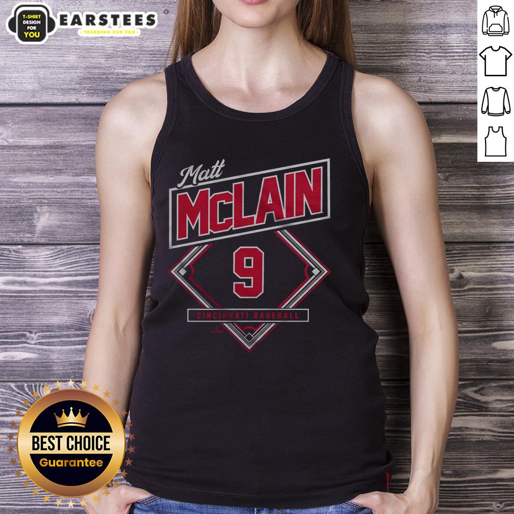 Awesome Matt McLain Classic Diamond Tank Top in stylish design, perfect for casual summer wear and athletic activities.
