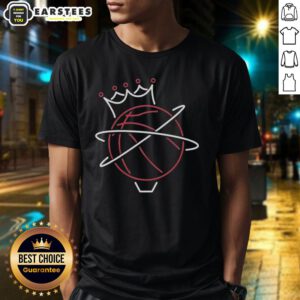 Awesome The Basketball Kings From Queens neon T-shirt featuring vibrant colors and a cool graphic design.