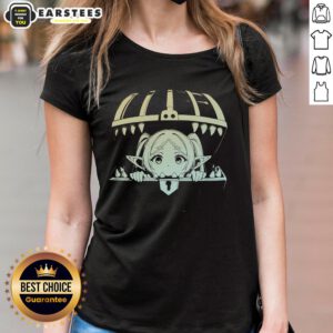 Cute anime ladies from Freiren: Beyond Journey's End on a stylish tee, perfect for fans of the series.