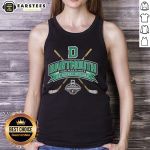 Good Dartmouth Big Green 2026 NCAA Division I Men's Ice Hockey Regional Tank Top featuring vibrant team colors and logo.