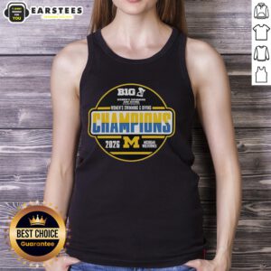 2026 Michigan Wolverines women's swimming and diving Big Ten champions tank top, showcasing team pride and victory.