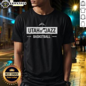 Good Utah Jazz Basketball Take Note Est 1979 T-Shirt featuring bold graphics and a stylish design for fans.