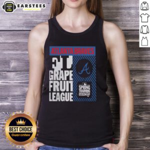 Hot Atlanta Braves Grapefruit League Spring Training 2026 tank top featuring team colors and logo for baseball fans.
