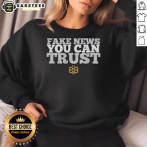 Alternative view of Hot Fake News You Can Trust Bee Logo T-Shirt