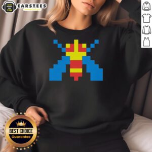 Alternative view of Hot Galaga Alien Sprite Video Game Pixel Style T-Shirt