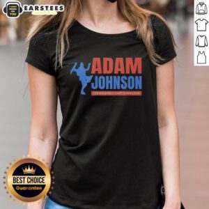 Nice Adam Johnson for Manatee County Commission Ladies Tee showcasing a stylish design for supporters of the campaign.