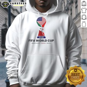 Nice Bad Bunny 2026 FIFA World Cup hoodie featuring vibrant design, perfect for fans in the United States, Canada, and Mexico.