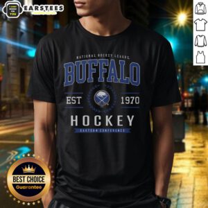 Nice Buffalo Sabres Hockey Legacy Crest T-Shirt featuring the team's logo, perfect for fans and casual wear.