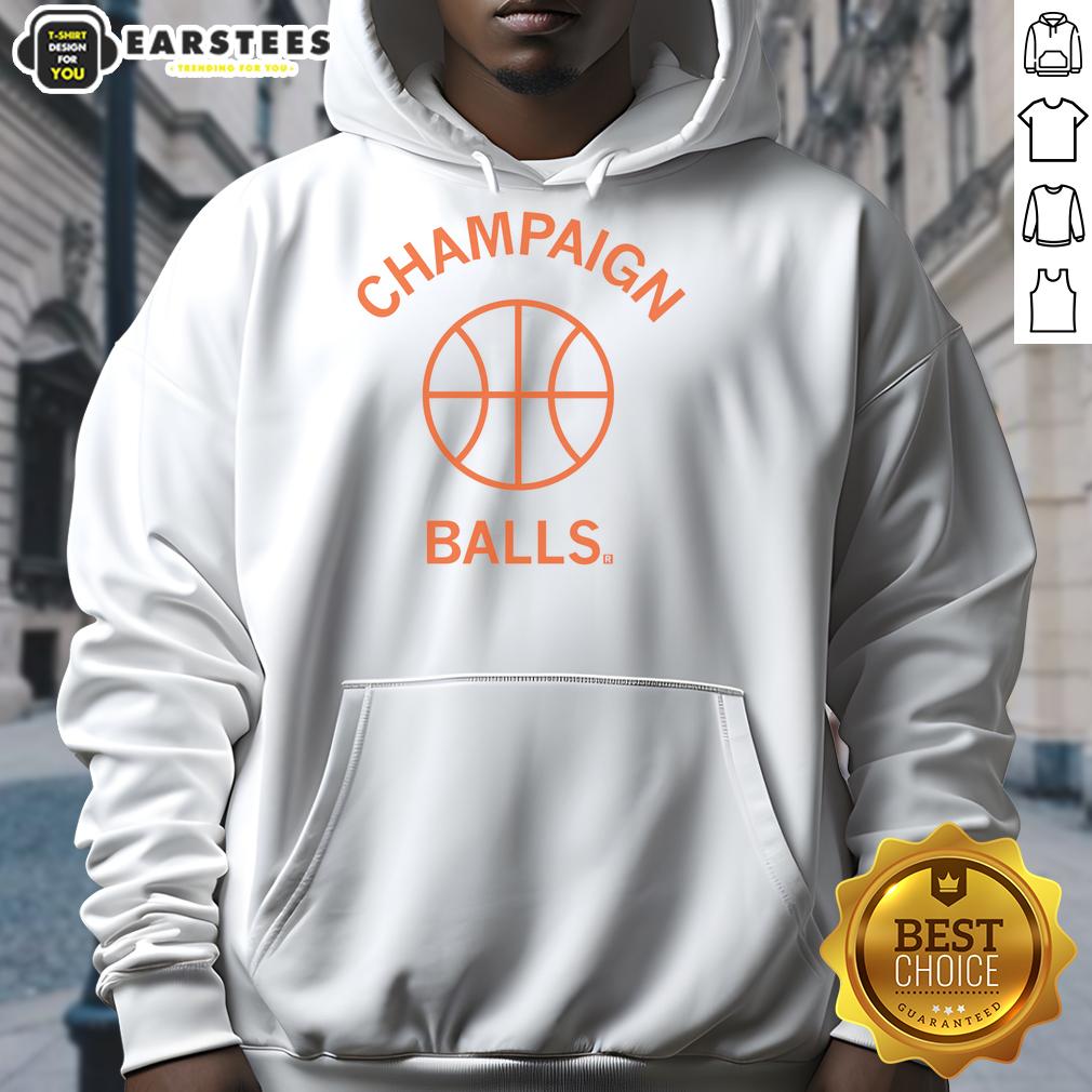 Stylish Nice Champaign Balls hoodie featuring a trendy design, perfect for casual outings and streetwear fashion.