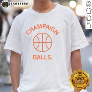 Alt Text: Nice Champaign Balls T-Shirt featuring a fun graphic design and vibrant colors, perfect for casual wear and parties.