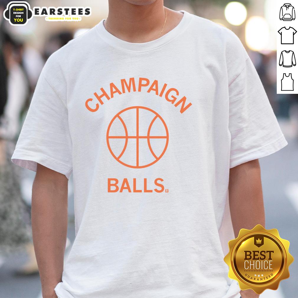 Alt Text: Nice Champaign Balls T-Shirt featuring a fun graphic design and vibrant colors, perfect for casual wear and parties.