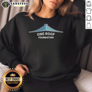 Alt Text: Seattle Kraken sweatshirt featuring Nice One Roof design, perfect for fans showing team spirit and style.