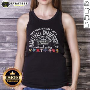 2026 NCAA Division I Men's Basketball Championship tank top featuring Oklahoma City design for 1st and 2nd rounds.