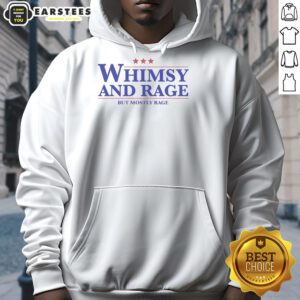 Official Whimsy and Rage Three Star Hoodie showcasing bold design and vibrant colors, perfect for casual wear.