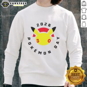 Alt Text: Premium Happy Pokemon Day 30th 2026 Sweatshirt featuring vibrant graphics and a cozy fit for Pokemon fans.