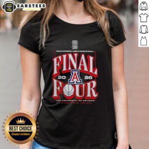 Awesome Arizona Wildcats 2026 NCAA Men's Basketball Tournament March Madness Final Four ladies tee shirt design.