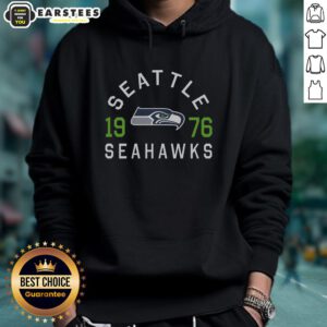 Awesome Seattle Seahawks Heritage Print Hoodie featuring bold team colors and logo, perfect for fans and game days.