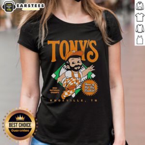 Awesome Tony's Tennessee Volunteers 2026 National Champions Ladies Tee featuring Big Boy Baseball design.