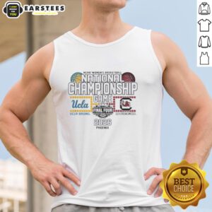 UCLA Bruins vs South Carolina Gamecocks NCAA Women's Basketball 2026 Championship Game tank top design