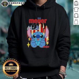 Cute Stitch hoodie featuring the USA flag design, perfect for Meijer fans and stylish comfort lovers.
