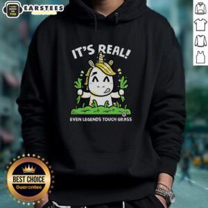 Good Even Legends Touch Grass Hoodie in vibrant colors, showcasing its unique design and comfortable fit for casual wear.