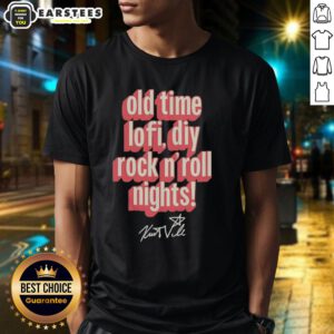 Alt Text: Good Kurt Vile Old Time Lofi DIY Rock N'Roll Nights T-Shirt featuring vintage design and relaxed fit.