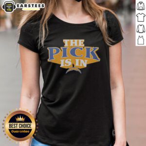 Good Los Angeles Chargers Pick Is In ladies tee featuring vibrant team colors and stylish design for female fans.